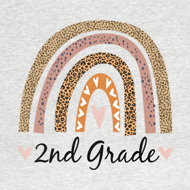 2nd Grade Second Grade Teacher and Student Leopard Rainbow by MoodPalace